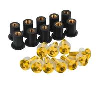 10 Pernos Deflectores De Parabrisas 5 Mm Para H&DA CBF1000 CBF500 CBF600 CBX650 CB1000R CB750 CB1300 NC700S NC750S NC750(Gold)