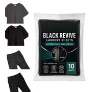 10 Piece Black Clothes Restorer, Color Restoration Sheet, Wash Cloth | Black Clothes Restorer, 10 Piece Garment Blackening Color Restoration Sheets, Dye Solution For Cotton Linen Wool