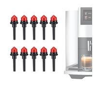10 piece pack of replacement valve pins for Jura coffee machines, made of PP plastic, with silicone sealing ring
