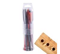 10-Piece Precision Flat Tri-Point Woodworking Saw Paddle Bit Set