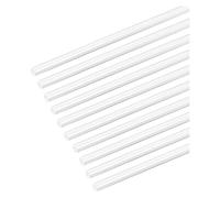 10 Pieces ABS Round Rod, White Plastic Solid Bar Length 250Mm Diameter 1-3Mm Suitable for DIY Sand Table Model, 3mm(Diameter 1mm)