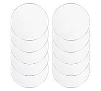 10 Pieces Clear Acrylic Round Discs Thickness 6Mm, Panel Suitable for Product Display, Painting And DIY Projects,Diameter 50mm(Diameter 60mm)