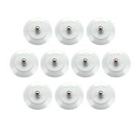 10 Pieces Sticky Screw Mount Hanger,Heavy Duty Self Adhesive Wall Hooks - No Drill for Kitchen Bathroom Office Home Living Room Bedroom Shower Apartment