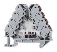 10 Pieza Distribuidor de potencial 0,14-2,5qmm, 2 polos - Bornero de paso 8,3mm 17,5A PTRVB 4-PV /BK | Phoenix | PTRVB 4-PV /BK | 3270157 | Bloque de terminal de conexión p/ guía