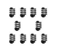 10 Piezas 1/4 Pulgada 6.5mm Enchufe Clavija de Auricular de Montaje en Panel PCB de Audio Estereo 6 Pines
