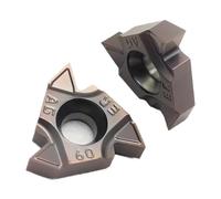 10 piezas 16ER AG55 AG60 AH725 16IR Rosca de aleación dura Herramienta torneado CNC Inserto fresado(16ER AG60 AH725)