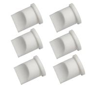 10 piezas 18x12,3x21mm Mini válvula de pico de pato de silicona blanca sellado válvula de retención unidireccional prevención de reflujo de líquido y Gas