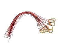 10 piezas/20 piezas de placa de oblea de cerámica piezoeléctrica piezoeléctrica de 12 MM, 15 MM, 18 MM, 20 MM, 27 MM, 35 MM y 50 MM con cable for altavoz zumbador(10pcs 50mm)