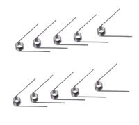 10 Piezas 20mm Resortes De Torsión Mecánicos De Acero Inoxidable, Diámetro Del Alambre 0.4mm, OD 3.5mm, Ángulo 60°, 6 Vueltas