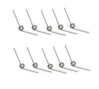 10 Piezas 20mm Resortes De Torsión Mecánicos De Acero Inoxidable, Diámetro Del Alambre 0.4mm, OD 3.5mm, Ángulo 120°, 4 Vueltas