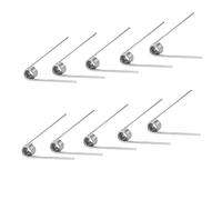 10 Piezas 20mm Resortes De Torsión Mecánicos De Acero Inoxidable, Diámetro Del Alambre 0.4mm, OD 3.5mm, Ángulo 60°, 4 Vueltas
