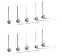 10 Piezas 20mm Resortes De Torsión Mecánicos De Acero Inoxidable, Diámetro Del Alambre 0.4mm, OD 3mm, Ángulo 90°, 4 Vueltas