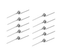 10 Piezas 20mm Resortes De Torsión Mecánicos De Acero Inoxidable, Diámetro Del Alambre 0.5mm, OD 3.5mm, Ángulo 180°, 4 Vueltas