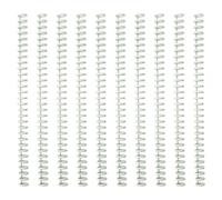 10 Piezas 30 Anillos Peine de Encuadernación Peines de para Encuadernación Suministros Escolares de Oficina para Organización de Documentos Peines y Lomos de para Carpetas