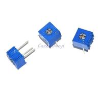 10 piezas 3362P-1-501LF 3362P 500 ohm 3362P-1-501 3362P-501 3362 P501 501 potenciómetro de recortadora de Trimpot Chip IC de resistencia variable
