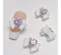 10 piezas 3D de diamantes de imitación para decoración de uñas, flores brillantes, diamantes de imitación de resina, decoración de uñas