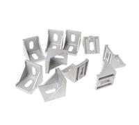 10 piezas 4040 ángulo de fijación 40 x 40 L conector de aluminio esquina soporte junta ángulo de ajuste
