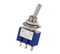 10 piezas/5 piezas interruptor de palanca miniatura unipolar doble tiro SPDT DPDT ON-OFF-ON 120VAC 6A 1/4 pulgadas montaje MTS-102 103 202(MTS-103,5PCS)