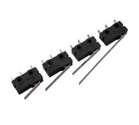 10 piezas 5A 125V250V KW12 Interruptor de límite de recorrido KW11-3Z-2 con manija Interruptor de botón de contacto de 16 mm KW12-N 2 pines/3 pines KW12-A NO/NC(Pulley)