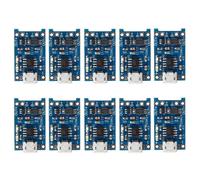 10 Piezas 5V 1A 18650 Placa de Carga de BateríA de Litio TP4056 Placa de Carga de BateríA de Litio ProteccióN de MóDulo de Carga Micro-Usb