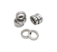 10 piezas 6700ZZ 6700 2RS Rodamiento de bolas de ranura profunda ABEC-7 de sección delgada de acero GCr15 10x15x4 mm 6701ZZ 6702ZZ 6707ZZ 6704RS(6702RS 15x21x4)