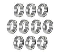 10 piezas 6700ZZ 6700 2RS RS 6700-2RS 10 x 15 x 4 mm, rodamiento rígido de bolas con sello de goma pequeño ABEC-5(ABEC 1,10PCS_6700ZZ)