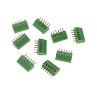 10 piezas 6Pin tornillo pieza B montado bloques de terminales conector paso de 2,54mm