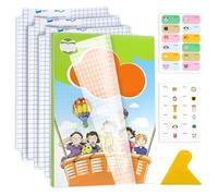 10 Piezas A4 Cubierta Libro Transparente, Shyllin Forro para Libros Escolares con 24 Pegatinas, Forro Libros Adhesivo Transparente, úTiles Escolares, Autoadhesivo, Adecuado para Estudiantes