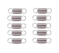 10 Piezas Acero Inoxidable 304 Resortes De Extensión Con Gancho Muelle 10mm, Diámetro Del Cable 0,3mm, Diámetro Exterior 3,0mm