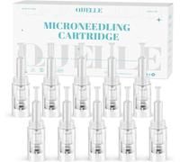 10 Piezas Agujas Dermapen Nano Round Puntas,Micro Agujas de Repuesto para Derma Pen Eléctrico,Agujas Dermapen Microneedling para Antienvejecimiento Arrugas Rejuvenecimiento de Piel EN99-10-RN