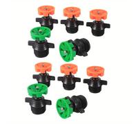 10 piezas aleatorios, riegador de plantas por goteo, boquilla de riego de , aspersor giratorio para jardín y césped, rociador automático giratorio con de 1/2
