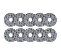 (10 piezas) Almohadillas de trapeador lavables compatibles con ECOVACS DEEBOT X5 Omni/ T30 Pro Max/ T30 Pro Omni/ T30S/ X2 Omni X2 Pro/ X1 Omni/ X1 Turbo/ X1 PLUS T10 Omni/ T10 Turbo/ T20 Omni