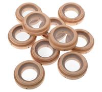 10 Piezas Anillo de Moxibustión para Ombligo, Separador de Sal