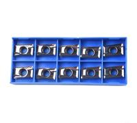 10 piezas APMT1604PDER-MA3 Plaquitas de carburo de tungsteno para aluminio, insertos de fresado indexables H01 para mecanizado de acabado, herramientas de corte de precisión para fresado CNC