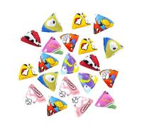 10 Piezas Bags Juego Triangular Infantil Bolsas de Lanzamiento Canvas Sensorial Adecuado para Reuniones Familiares Picnics Decorac, 20 Piezas