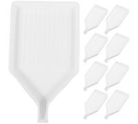 10 Piezas Bandeja de Color Claro, Juego de Manualidades | Pu, Vertido Fácil Derrames, para Cuentas y Taladros en Taller DIY