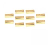 ＡＷＨＡＯ 10 Piezas Barra Dorada Miniatura Ornamental Aleación Modelo Accesorio Decorativo para Escenas Adecuado para Colección Regalo, 6 piezas