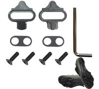 10 piezas Bike Cleats,Bike Bike FahrradSchuhplattenset,FahrradSchuhplattenset,Klickpedale SPD Cleat Kompatibel mit SPD SM-SH5,Bike Pedal Cleats für Indoor Cycling,Mountain Cycling und Outdoor Road