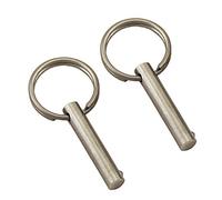 10 piezas Bimini Boat Top Quick Release Ball Pin Marine (Perno de una cabeza, Diámetro 5.8 mm x Largo 45 mm)