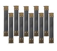 10 Piezas Bisagras de Bolso de Metal para Manualidades, 10cm | Clip de Resorte Interno, Cierre Seguro Pernos Pequeños, para Monederos y Bolsitas de Tela Color Aleatorio