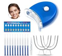10 Piezas Blanqueamiento Dental Kit,Gel blanqueador dental Profesional,Blanqueamiento dental en casa,Ideal para uso diario,eliminar manchas