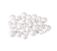 10 Piezas Bolas de Espuma de Color Blanco Alta Densidad y Fácil Pintura y para Manualidades DIY Modelado y Manualidades Infantiles Modelado Infantiles