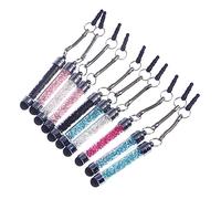 10 Piezas Bolígrafo Capacitivo de Cristal con Brillo para Pantallas Táctiles Stylus para Tablets y Móviles Accesorio Práctico y Elegante