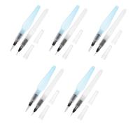 10 Piezas Bolígrafos de Acuarela Punta Fina de Nailon | Lápices Acuarelables y Pastillas, Flujo Limpio, Mezcla Suave, Diario Artístico, Dibujo al Aire