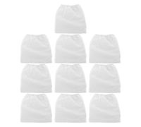 10 Piezas Bolsa de Polvo para Uñas Reutilizable, Color Claro | Tejido No Tejido, Atrapa Partículas Finas, Uso en Casa y Estación de Pedicura, Compatible Varios Colectores