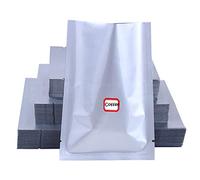 10 Piezas Bolsa Resellable Mylar Bags Bolsas de Mylar de Aluminio, Reutilizables Extra Grande Bolsa de Papel Metálico Plana para Almacenamiento de Alimentos a Largo Plazo