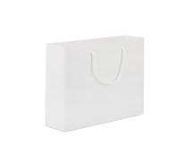 10 Piezas Bolsas de Regalo con Asas, Bolsas Kraft Bolsas Papel Kraft Cumpleaños Boda Bolsas de Papel para Navidad Cumpleaños Ceremonias de Graduación Aniversarios-Blanco-25x30x13.5cm(10x12x5in)