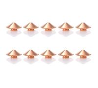 10 piezas Boquilla de la máquina de corte láser D28/D32 Accesorios con láser de alta velocidad de soldadura de cobre simple y doble capa Single-layer laser nozzle D28H15 Hole diameter 1.6mm