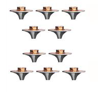 10 piezas Boquillas láser Diae de doble capa. 28/32 mm M11 Calibre 0.8-5.0 para corte de fibra High-speed chrome-plated double layer nozzle D28H15 Hole diameter 1.5mm