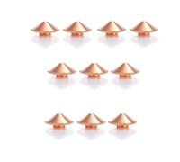 10 piezas Boquillas láser Diae de doble capa. 28/32 mm M11 Calibre 0.8-5.0 para corte de fibra Single-layer laser nozzle D32H15 Hole diameter 1.5mm